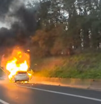 Via Pontina, incidente auto-moto: rallentamenti e lunghe code