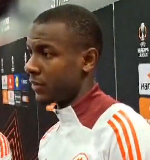 Evan Ndicka in mixed zone dopo Roma-Dinamo Kiev