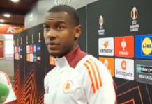 Evan Ndicka in mixed zone dopo Roma-Dinamo Kiev