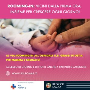 Rooming-in al Grassi di Ostia, Asl Roma 3 apre a partner e caregiver 1