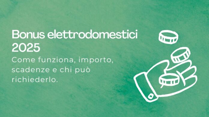 Bonus elettrodomestici 2025