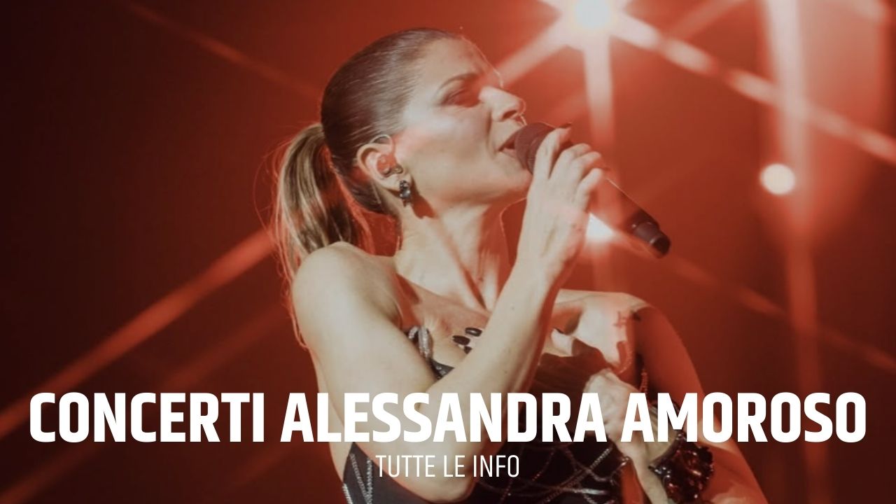 Concerti 2025 Alessandra Amoroso