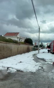 Grandine a Nettuno, strati fino a 30 centimetri mandano in tilt il traffico: in azione i Vigili del fuoco 2