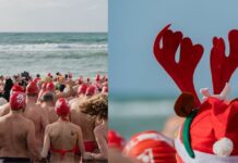 Tutti in acqua per il tradizionale Bagno di Capodanno di Ostia