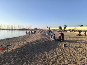 Aria di primavera sul lungomare nell'ultima domenica dell'anno (VIDEO) 1