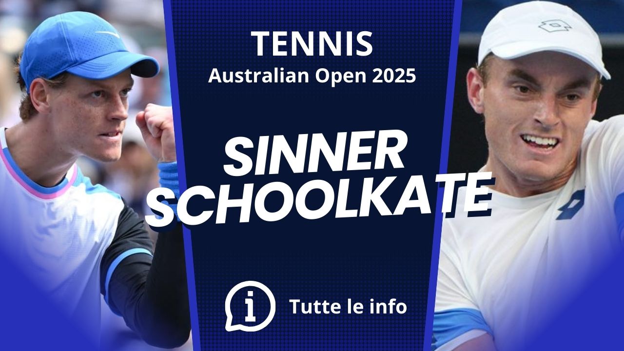 Quando gioca Sinner agli Australian Open 2025, data e orario prossima