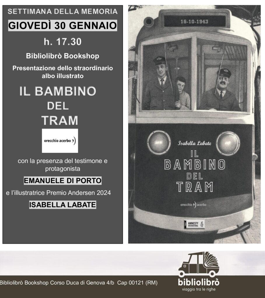 A Ostia la Giornata della Memoria sarà raccontata da Emanuele Di Porto, “Il bambino del tram” 2