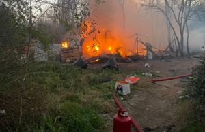 Nuovo incendio in una baraccopoli, 15 persone sgombrate nella zona di Tor Sapienza (VIDEO) 1