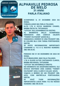 Roma, giovane scomparso da giorni dopo un guasto all’auto: l’appello per ritrovarlo 3