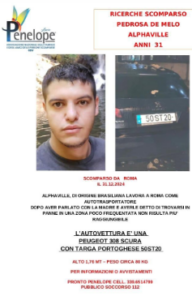 Roma, giovane scomparso da giorni dopo un guasto all’auto: l’appello per ritrovarlo 1