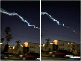 SpaceX, nuovo lancio nello spazio per Musk: scie diventano virali – Video