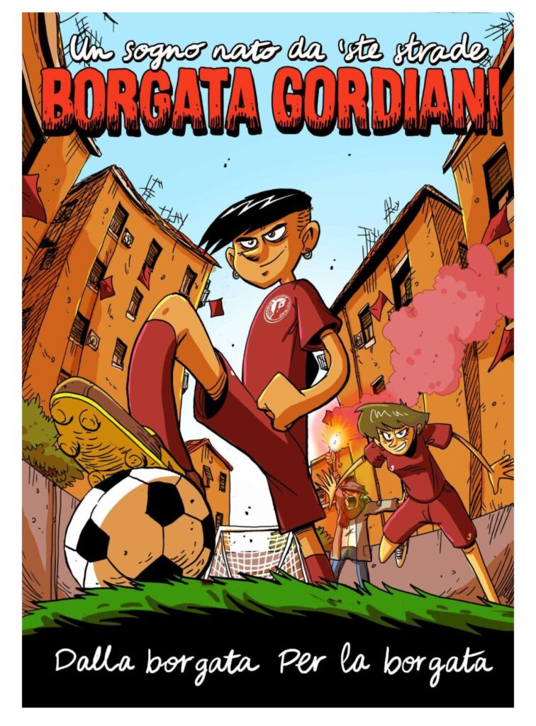 Borgata Gordiani: un campo da calcio per rinascere, con l'aiuto di Zerocalcare 1 Borgata Gordiani: un campo da calcio per rinascere, con l'aiuto di Zerocalcare 1
