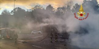 Bus a fuoco Portuense