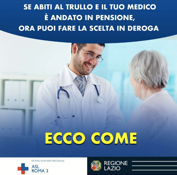 Mancano medici di famiglia al Trullo: ecco la soluzione della Asl Roma 3 1 Mancano medici di famiglia al Trullo: ecco la soluzione della Asl Roma 3 1