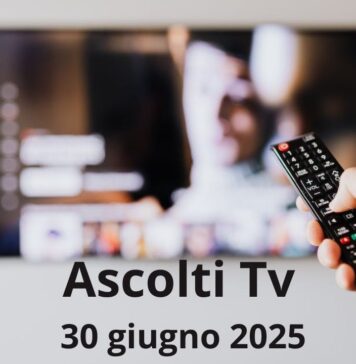 Ascolti tv 30 giugno