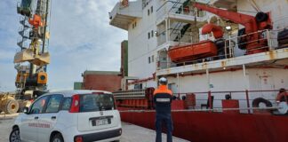 Porto Civitavecchia, Guardia costiera dispone fermo per nave mercantile portoghese