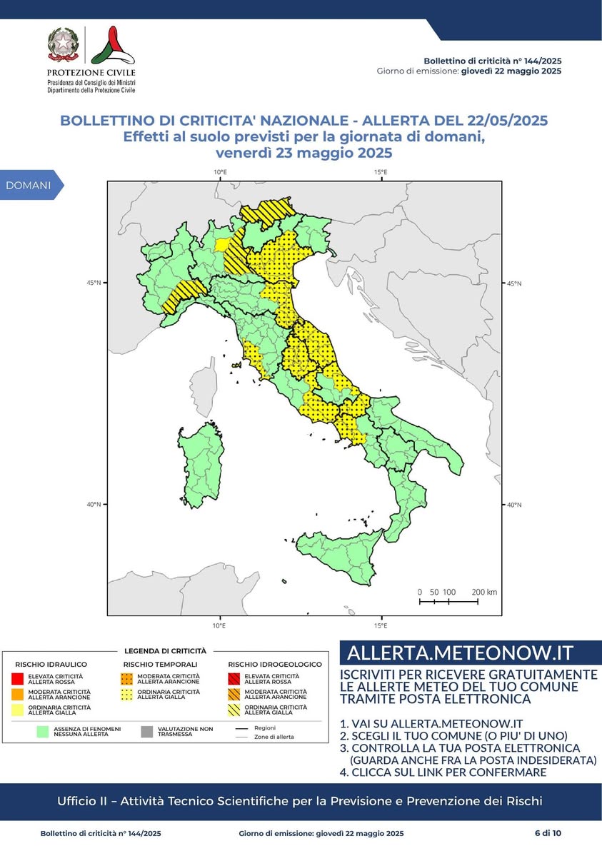 Maltempo in arrivo su Roma e il Lazio, allerta gialla dal pomeriggio del 22 maggio 2 Maltempo in arrivo su Roma e il Lazio, allerta gialla dal pomeriggio del 22 maggio 2