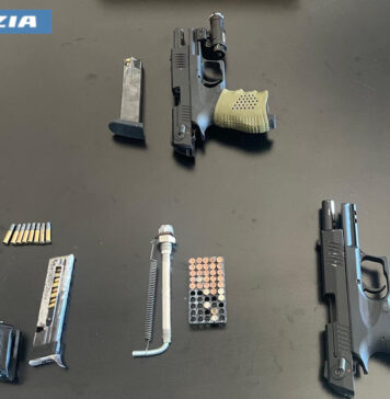 Officina casalinga di armi e munizioni scoperta ad Anzio: pistole vendute a pusher del litorale