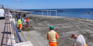 Lavori spiagge ostia ponente