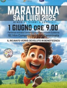 Guidonia Montecelio, Maratonina di San Luigi, tra corsa e solidarietà: percorso, iscrizioni e causa benefica 1
