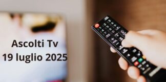 ascolti tv 19 luglio