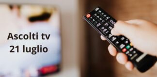 ascolti tv 21 luglio