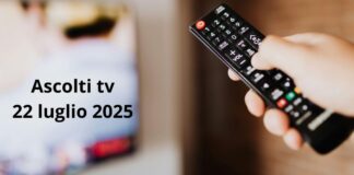Ascolti tv 22 luglio
