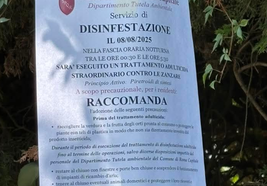 Secondo caso di West Nile all'Infernetto: indagine in corso 1
