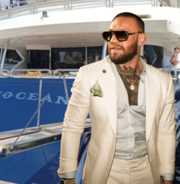 Conor McGregor, vacanze romane con la famiglia a bordo del superyacht “The Devocean”