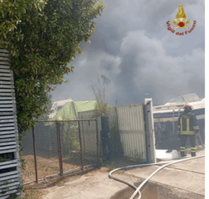 Vasto incendio oscura il sole sul litorale romano (FOTO e VIDEO) 4