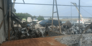 Incendio al cantiere di Fiumicino: si fa largo l’ipotesi del dolo (FOTO) 1 Incendio al cantiere di Fiumicino: si fa largo l’ipotesi del dolo (FOTO) 1