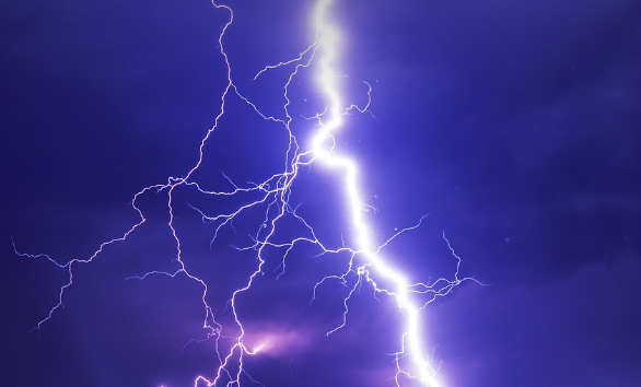 a ostia feriti da un fulmine