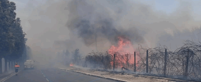 a saxa rubra incendio copertina
