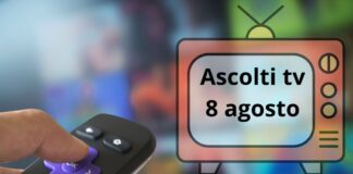 Ascolti tv 8 agosto