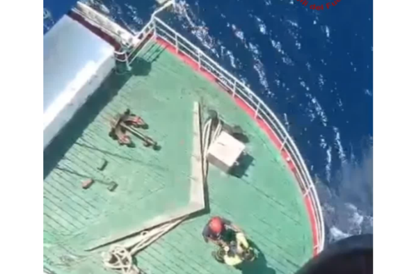 civitavecchia salvataggio elicottero vigili del fuoco