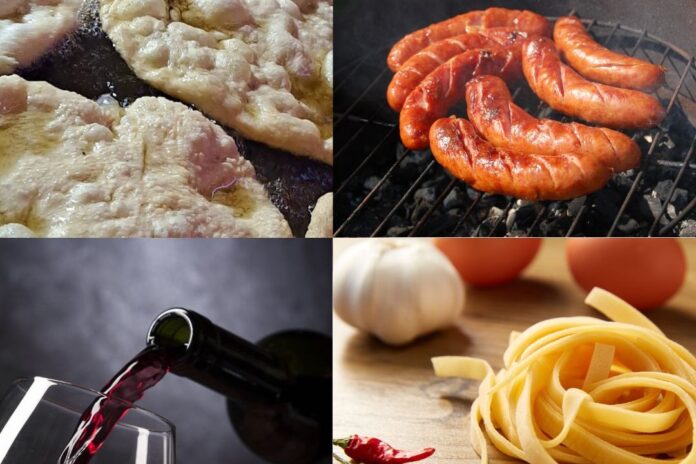 Sagre nel Lazio dall’8 al 10 agosto 2025: pizza fritta, lombrichelli, rane, pappardelle