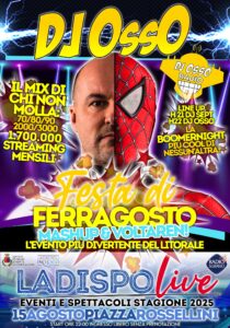 Ferragosto a Ladispoli: festa in piazza con DJ Osso e musica per tutti 1