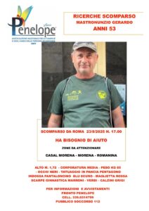 Gerardo Mastronunzio scomparso da Roma, ore d’ansia per il 53enne: l'appello per ritrovarlo 1