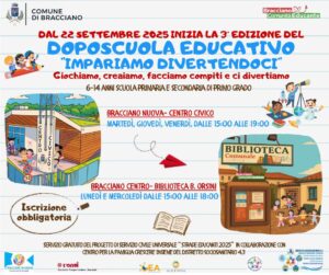Bracciano rilancia il doposcuola gratuito: tutto sul servizio per i bambini delle elementari e medie 1