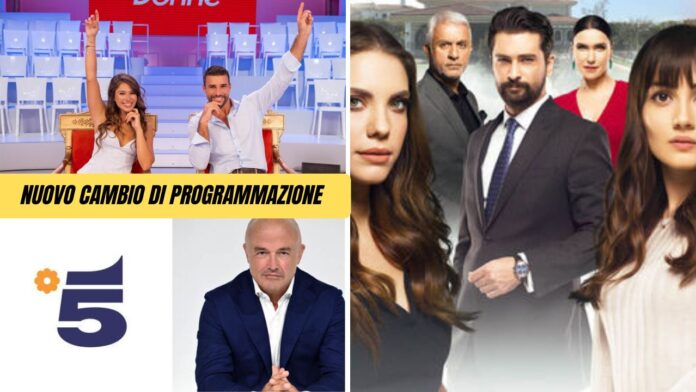 Cambio programmazione Mediaset