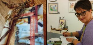 Roberta Leonardi con il suo ultimo romanzo "Lettere da Viola"