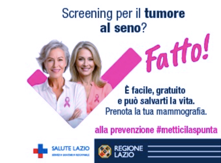Ottobre Rosa 2025 nel Lazio: al via la campagna di screening gratuito per la prevenzione del tumore al seno 1