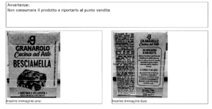 Besciamella ritirata immediatamente dal mercato per rischio chimico: marchio e lotto 1