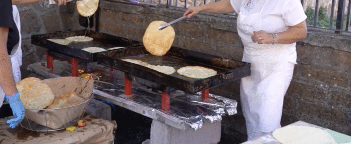 sagra pizzette fritte Tivoli