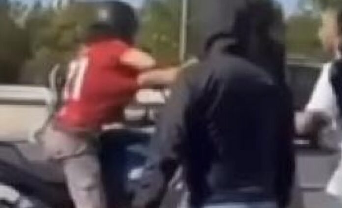 L'aggressione del tifoso romanista