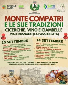 Sagre nel Lazio dal 12 al 14 settembre 2025: pizzette fritte, ciammellocco, funghi porcini, gnoccacci 3 Sagre nel Lazio dal 12 al 14 settembre 2025: pizzette fritte, ciammellocco, funghi porcini, gnoccacci 3