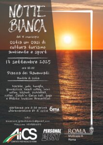 Tutti svegli a Ostia con la Notte Bianca: esibizioni sportive e maratona al chiaro di luna 2 Tutti svegli a Ostia con la Notte Bianca: esibizioni sportive e maratona al chiaro di luna 2