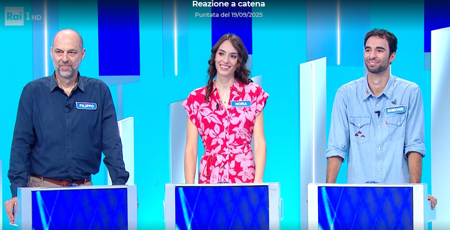 Reazione a Catena, puntata 19 settembre 2025: i “Pane e Miele” ancora campioni, quanto hanno vinto