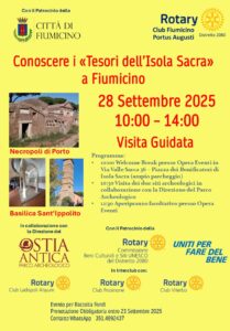 "Tesori dell’Isola Sacra": visita guidata gratuita alla Necropoli di Porto e Basilica di Sant’Ippolito 1 "Tesori dell’Isola Sacra": visita guidata gratuita alla Necropoli di Porto e Basilica di Sant’Ippolito 1