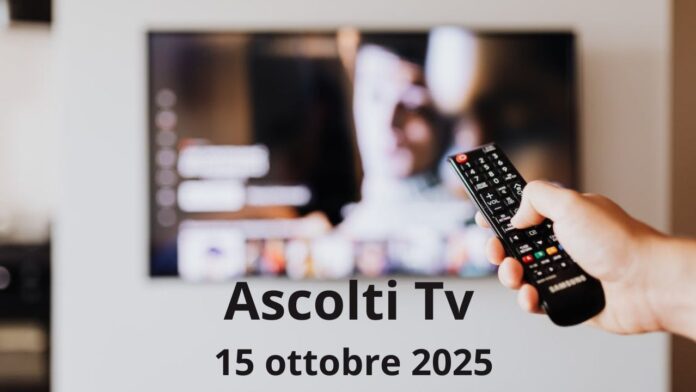 Ascolti tv 15 ottobre